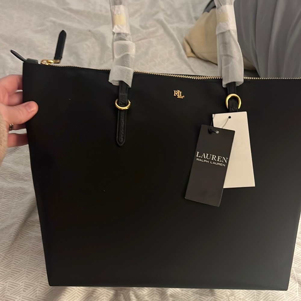 Ralph Lauren NWT black tote